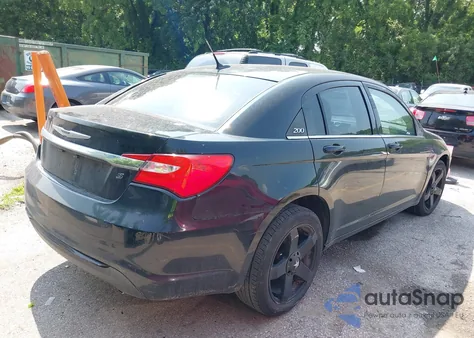 2012 Chrysler 200 Touring from USA, damaged, VIN 1C3CCBBG3CN258387